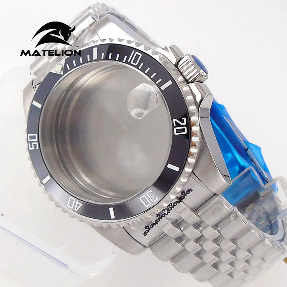 Matelion Pro Dive 40mm Watch Case | Sapphire Glass & Premium Movement