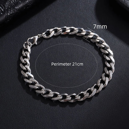 Cuban Titanium Steel Bracelet