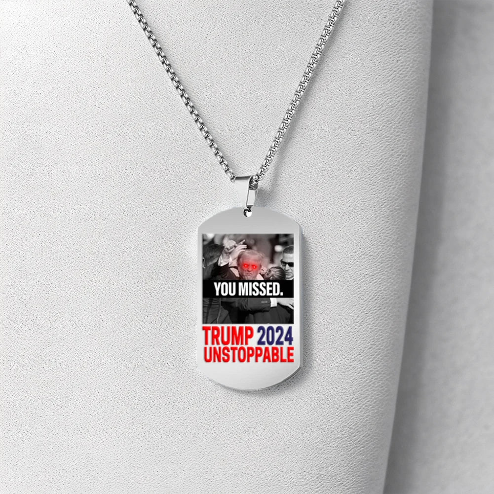 Freedom Trump Rally Necklace