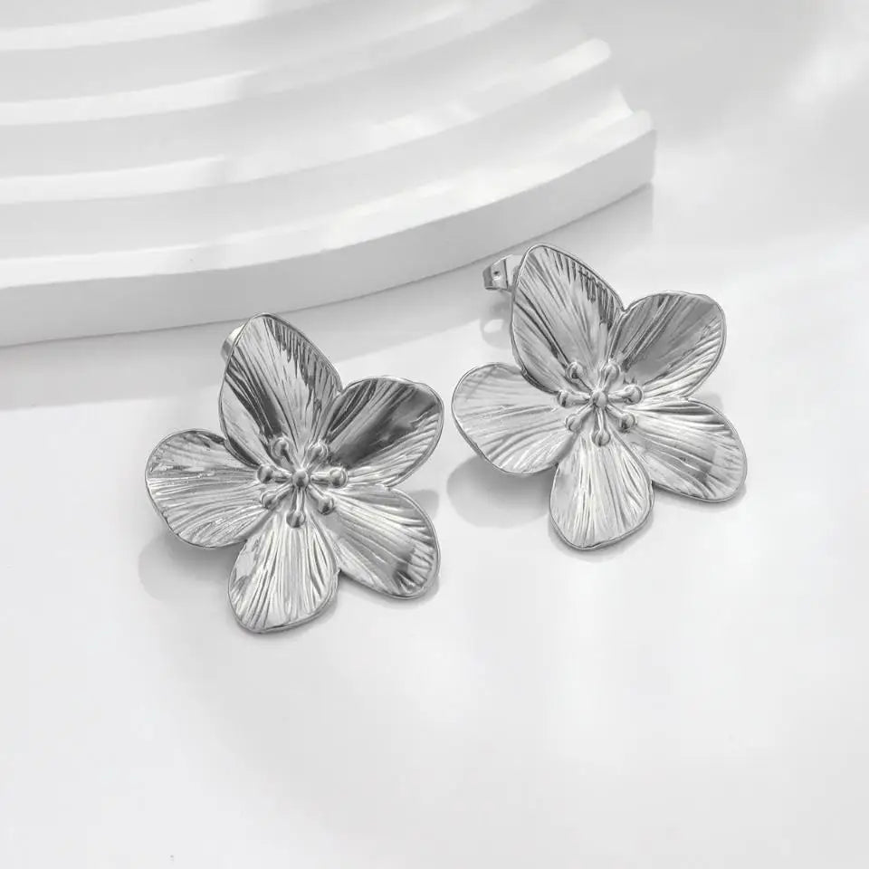 18K Gold Plated Butterfly Stud Earring